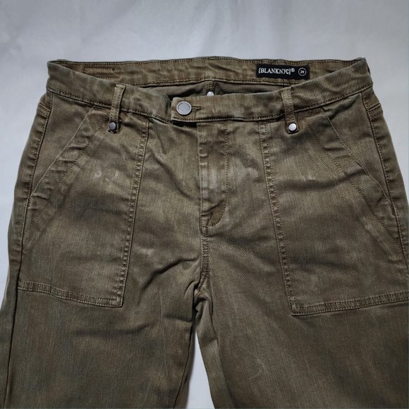 Blank NYC Military Green Mid Rise Utility Joggers - Picture 3 of 5